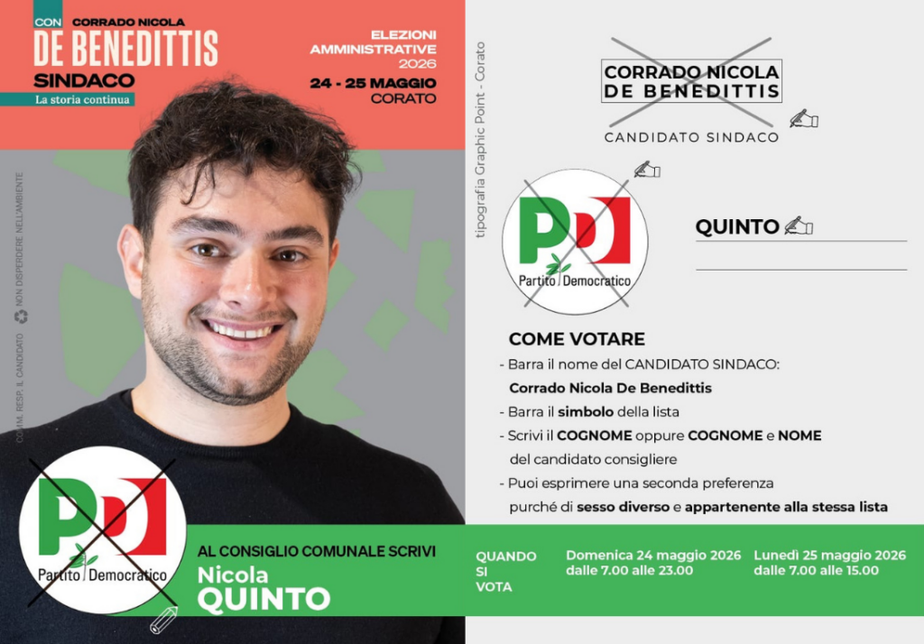 Santino Nicola Quinto PD